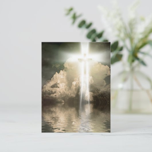 Leuchtkreuz Postkarte (Stehend Vorderseite)