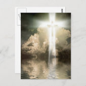 Leuchtkreuz Postkarte (Vorne/Hinten)