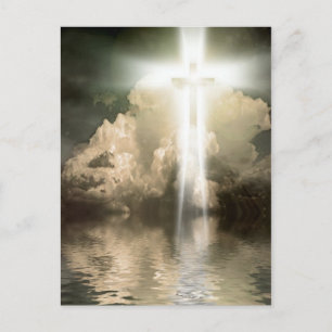 Leuchtkreuz Postkarte