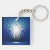 Leuchtkreuz Schlüsselanhänger (Rückseite)