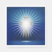 Leuchtkreuz Serviette (Vorderseite)