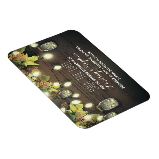 Leuchtkrüge Save the Date Magnet (Rechte Seite)