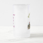 Leuchtmädchen Mattglas Bierglas (Mittel)