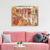 Leuchtminiatur aus einer universellen leinwanddruck (Insitu (Wohnzimmer))