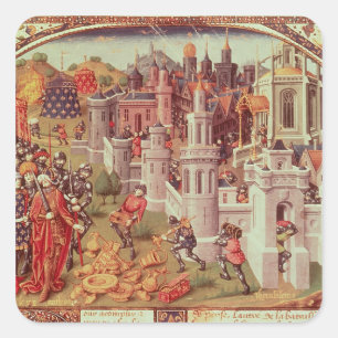 Leuchtminiatur aus einer universellen quadratischer aufkleber