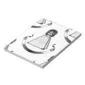 Leuchtmittel Notizblock (Rotiert)