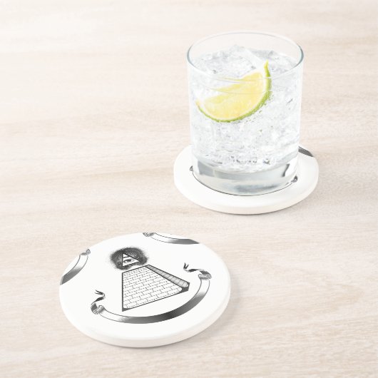 Leuchtmittel Sandstein Untersetzer (Seite)