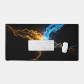 Leuchtmolekulare Kollision Schreibtischunterlage (Tastatur & Maus)