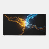 Leuchtmolekulare Kollision Schreibtischunterlage (Vorderseite)