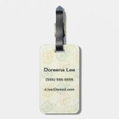 Leuchtmuster Gepäckanhänger (Rückseite vertikal)