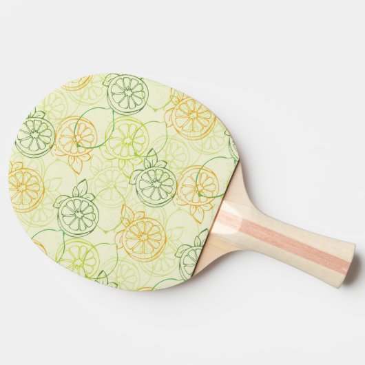 Leuchtmuster Tischtennis Schläger (Seitenansicht)