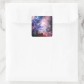 Leuchtnebel Quadratischer Aufkleber (Tasche)