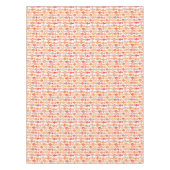 Leuchtorange-Aquarell-Fisch-Muster Tischdecke (Vorderseite)