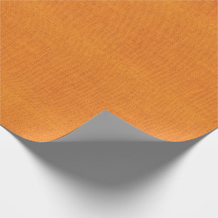 Leuchtorange-Leinwand-Beschaffenheit Geschenkpapier