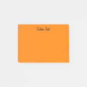 Leuchtorange Post-it Klebezettel (Vorderseite)