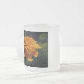 Leuchtorange-Ringelblume Mattglastasse (Vorderseite Links)