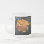 Leuchtorange-Ringelblume Mattglastasse (Links)