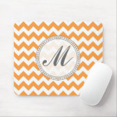 Leuchtorange-Sparren - kundenspezifischer Text Mousepad (Mit Mouse)