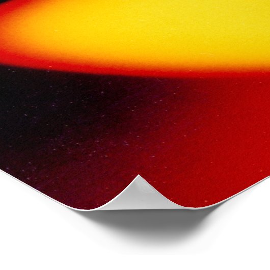 Leuchtpfad Poster (Ecke)