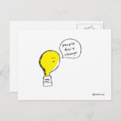 Leuchtpult-Postkarte Postkarte (Vorne/Hinten)