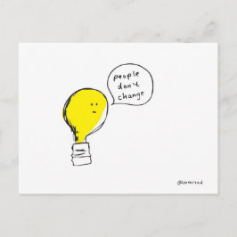 Leuchtpult-Postkarte Postkarte