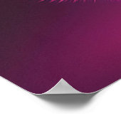 Leuchtsonne Poster (Ecke)