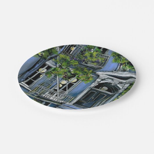 Leuchtspinnen von innen pappteller (Schrägansicht)