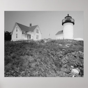 Leuchtstation Curtis Island Poster