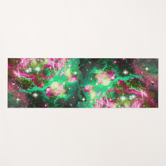 Leuchtsternfeld Yogamatte (Vorderseite (Horizontal))