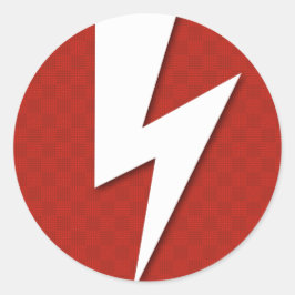 Leuchtstift Runder Aufkleber