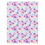 Leuchtstoff bunte Muster-mit Blumentischdecke Tischdecke (Vorderseite)