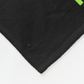 Leuchtstoff grüner und schwarzer Löwe mit Fleecedecke (Ecke)