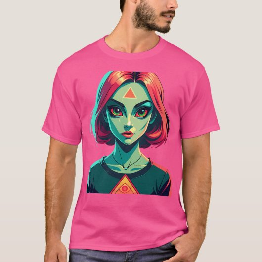 Leuchtstoff T-Shirt (Vorderseite)