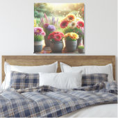 Leuchtstoffblüte Leinwanddruck (Insitu (Schlafzimmer))