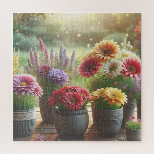 Leuchtstoffblüte Puzzle (Vertikal)