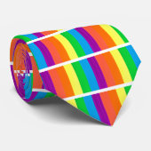 Leuchtstoffbuntes Krawatte (Gerollt)