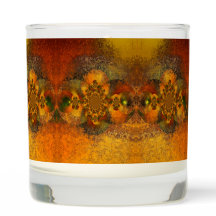 "Leuchtstoffe" (Teakwood) Zentrierte Jar-Kerze w/L