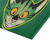 Leuchtstofffaser Cartoon Cat Cat Cutting Board Schneidebrett (Ecke)