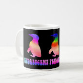 Leuchtstoffpenguin-Austausch-Tasse Kaffeetasse (Vorderseite Links)