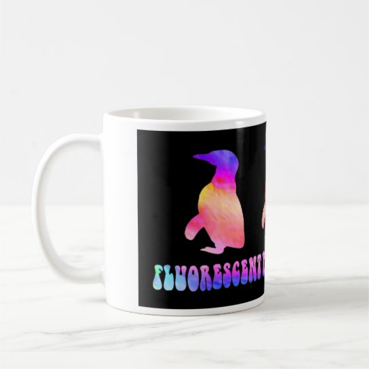 Leuchtstoffpenguin-Austausch-Tasse Kaffeetasse (Links)
