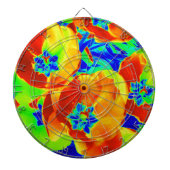 Leuchtstofftulips Dartscheibe (vorne)