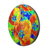 Leuchtstofftulips Dartscheibe (Vorderseite rechts)