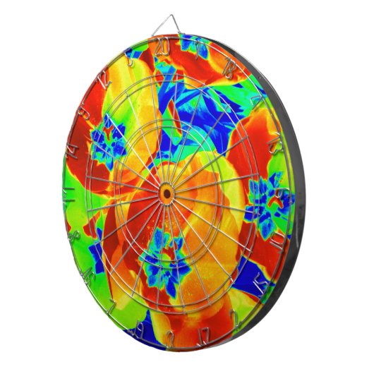 Leuchtstofftulips Dartscheibe (Vorderseite rechts)