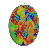Leuchtstofftulips Dartscheibe (Vorderseite Links)
