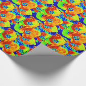 Leuchtstofftulips Geschenkpapier (Ecke)