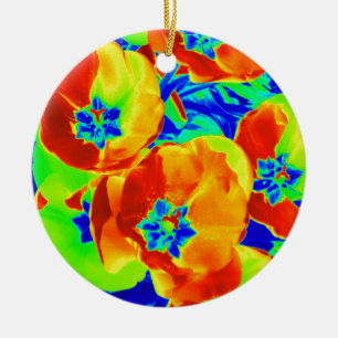 Leuchtstofftulips Keramikornament