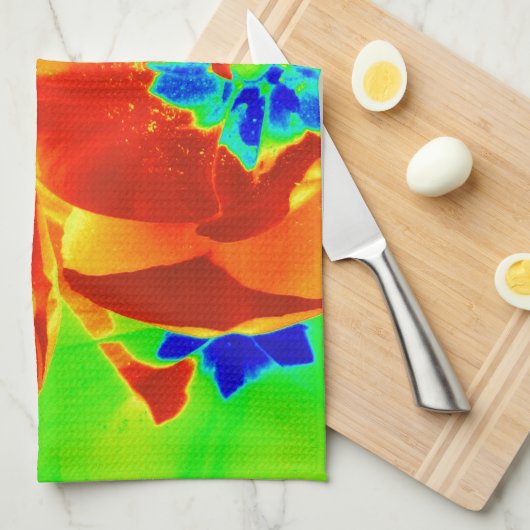 Leuchtstofftulips Küchentuch (Viertel Falte)