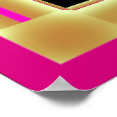 Leuchtstruktur Poster (Ecke)