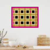 Leuchtstruktur Poster (Küche)