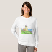 Leuchtturm 1 Langschlauchhemd T-Shirt (Vorne ganz)